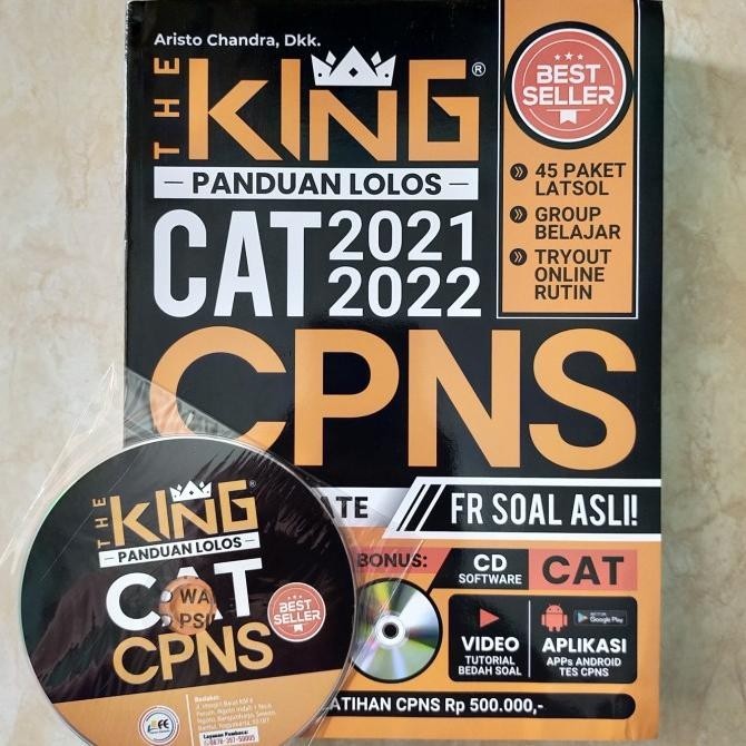 

Buku The King CAT 2021-2022 CPNS+CD