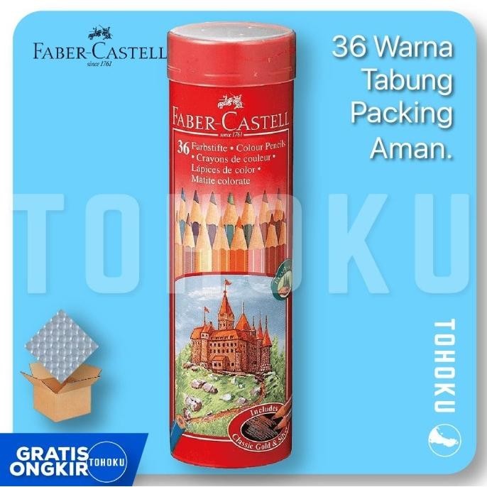 

Pensil Warna Kaleng 36 Warna - Faber Castell