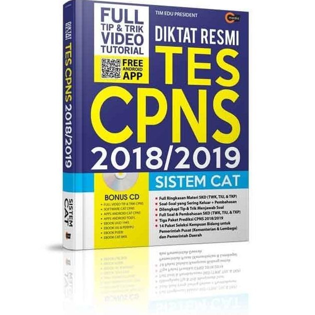 

Diktat Resmi Tes CPNS 2018-2019 Sistem CAT Bonus CD