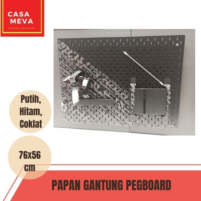 Rak Dinding Tempel Pegboard Papan Pegboard Papan Dekorasi Rak Dinding