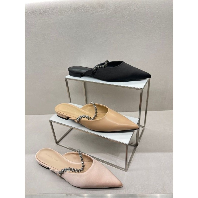 #1-70900437 Gem Strap - Jast[p] CK ORIGINAL COUNTER FLAT MULES PEARL MUTIARA STORE AUTHENTIC ASLI MA