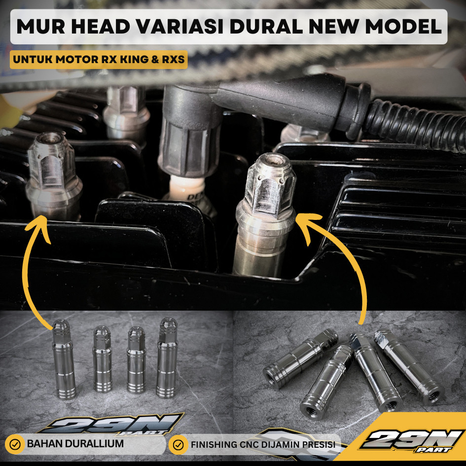 MUR HEAD VARIASI DURAL NEW MODEL RXK RXKING RX-KING LOKAL CKD PART