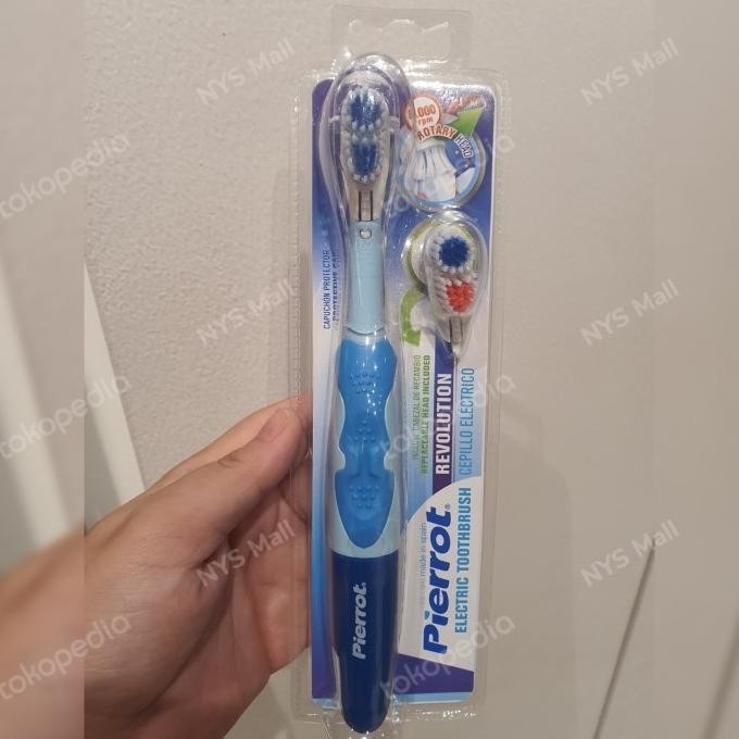 Pierrot Electric Toothbrush Sikat Gigi Elektrik + Brush Refill 1pc