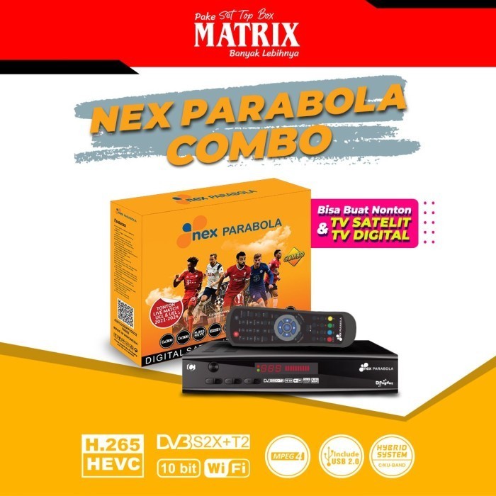 Terbaru Receiver Nex Parabola Combo (Kuning) Promo Terlaris