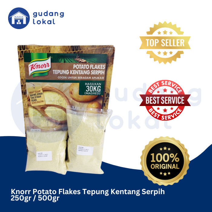 

Terbaru Knorr Potato Flakes Tepung Kentang Serpih 250Gr / 500Gr Promo Terlaris