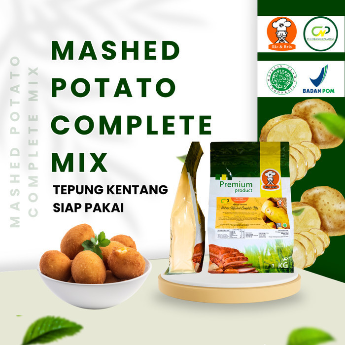 

Terbaru R&B Instant Mashed Potato Powder 1Kg / Tepung Kentang Asli Instan Mash Promo Terlaris
