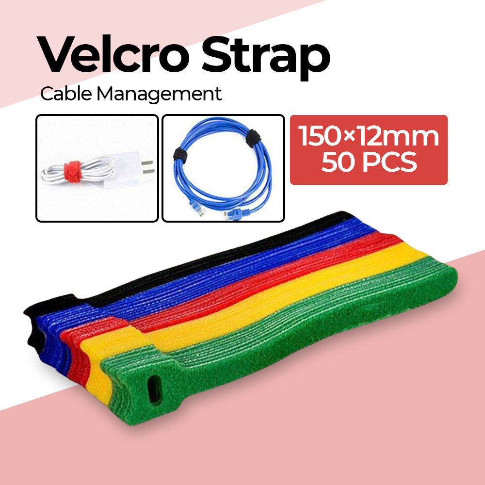 

Yoss Velcro Strap Cable Management 150x12mm 50 PCS - YS50