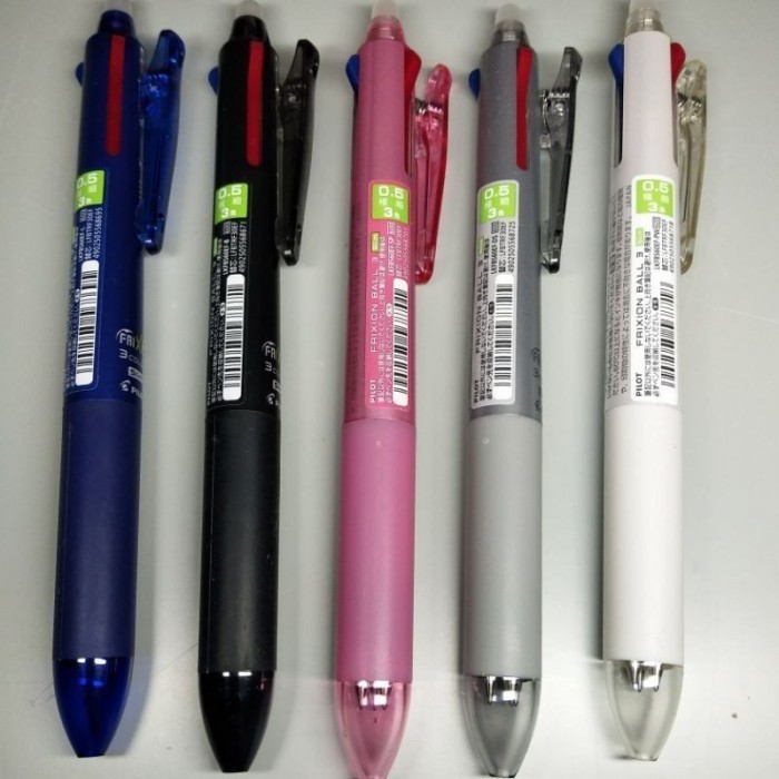 

Terlaris Pilot pen Frixion 3 in 1 Erasable Pen 0.5 / pulpen Bisa Dihapus SALE