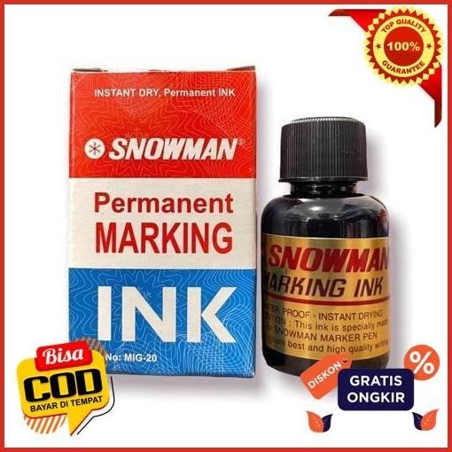 

Flash Sale Isi / Refill Tinta Spidol Permanent Snowman Merah Biru Hitam Harga Discount