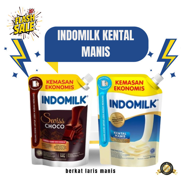 

INDOMILK SUSU KENTAL MANIS COKELAT PUTIH POUCH 545GRAM