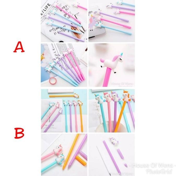 

New Pen Gel Unicorn - Pulpen Gel Unicorn Original