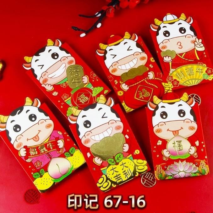 

OLH - SALE Angpao Imlek Pendek Tebal premium Angpau 3D kartun Hiasan Hampers TERLARIS