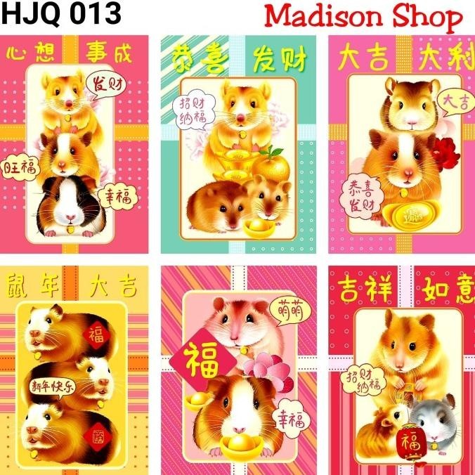 

OLH - HJQ013 Angpao Tikus Murah Fancy isi 6 Ampao Imlek Grosir Termurah Sale TERLARIS