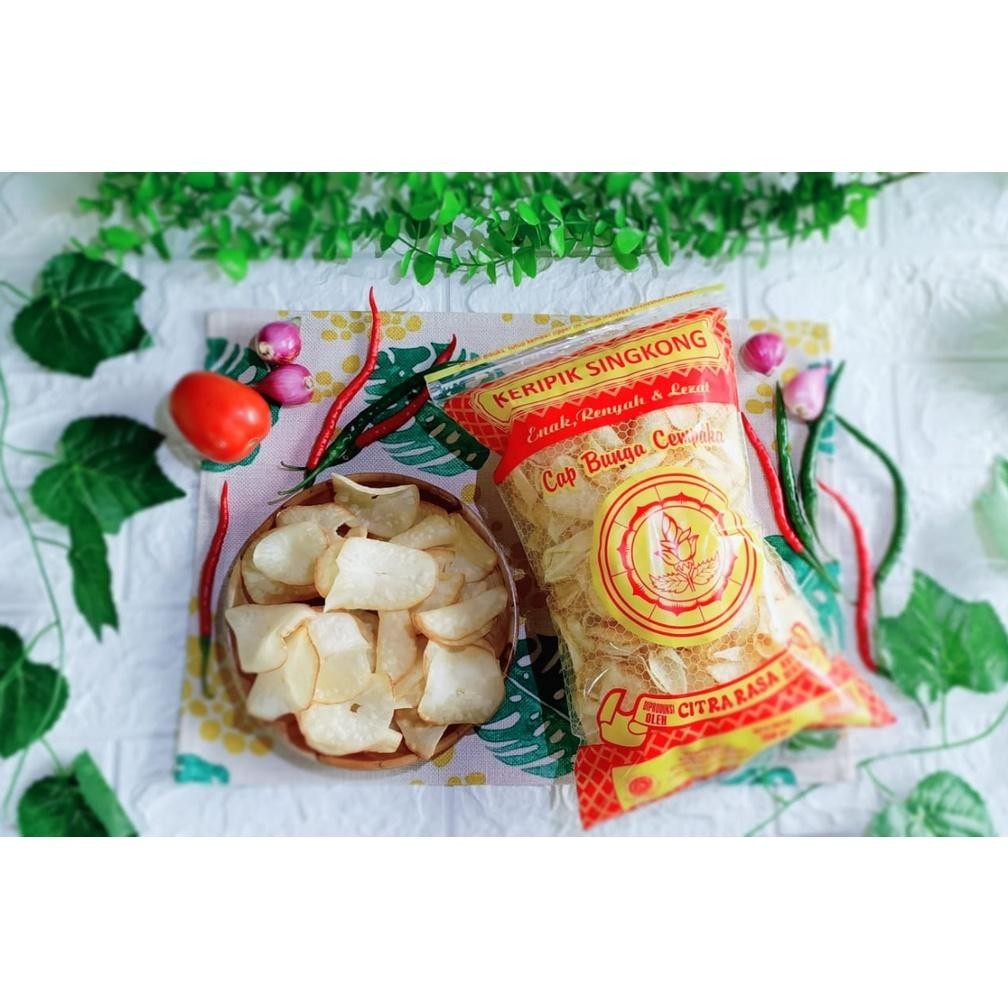 

Keripik Singkong Cap Bunga Cempaka/ Cemilan / Makanan