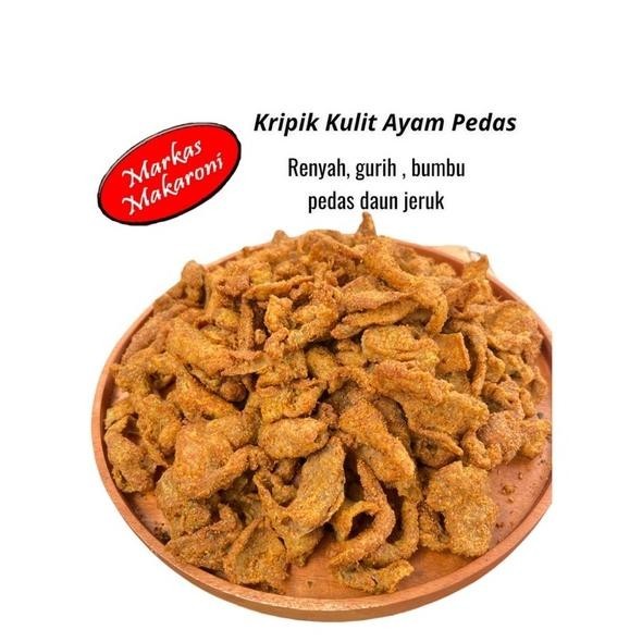 

kripik kulit ayam pedas daun jeruk 250gr