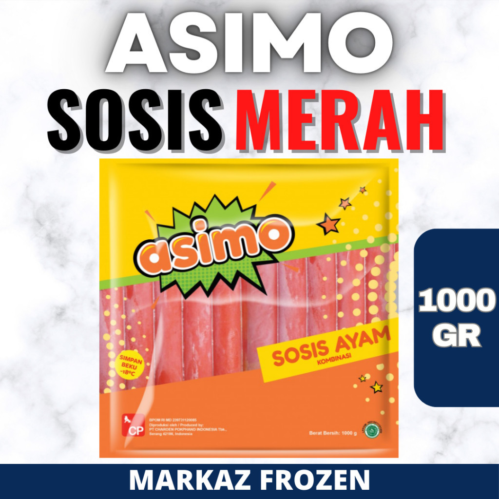 

ASIMO SOSIS AYAM MERAH 1KG (10/Q)