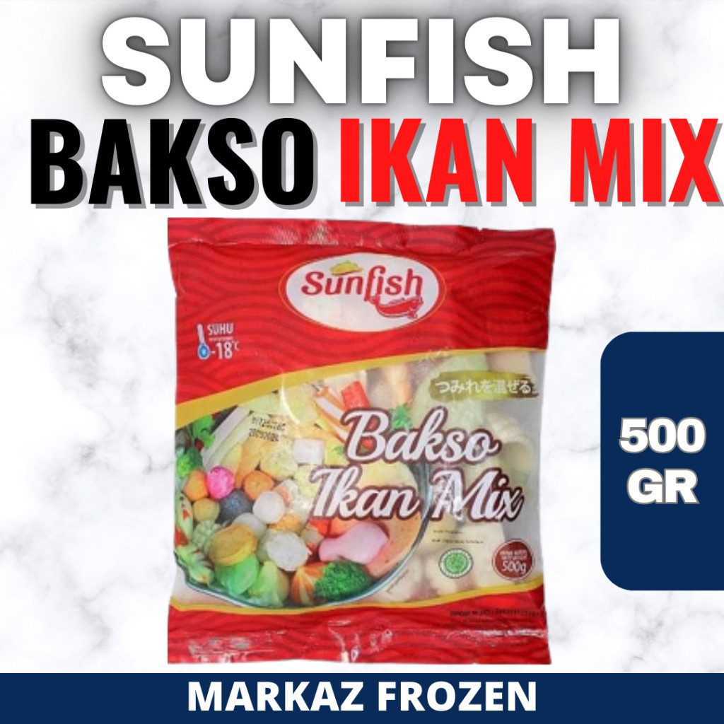 

SUNFISH BAKSO IKAN MIX 500GR (24/Q)