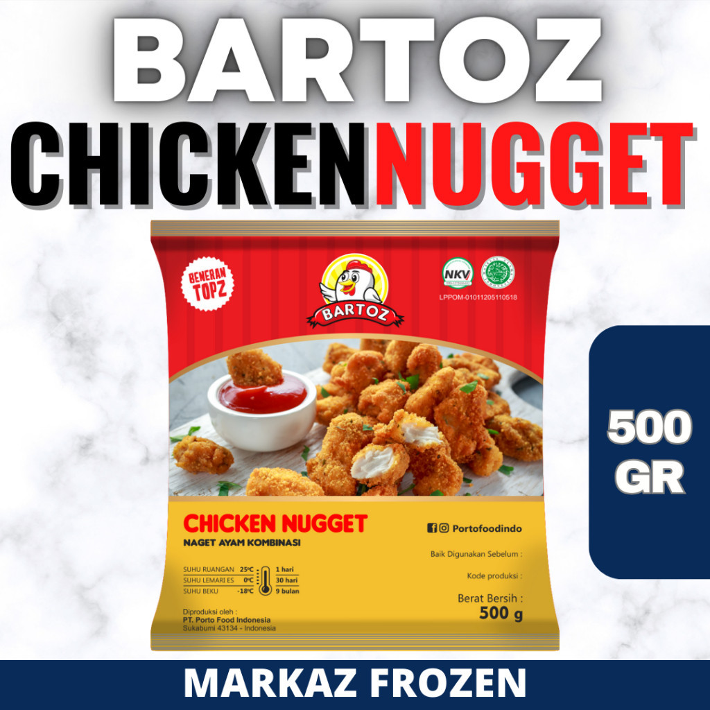 

BARTOZ NUGGET ORI 500GR (10/Q)