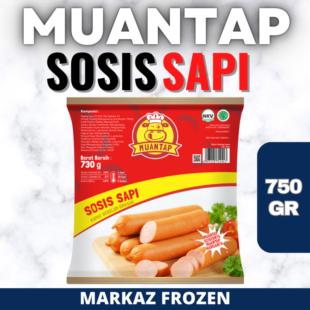 

MUANTAP SOSIS SAPI SHORT 730GR (16/Q)