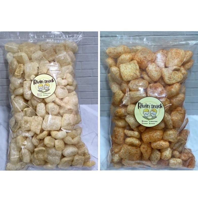 

KERUPUK KULIT PREMIUM 250gr ( GURIH , PEDAS , BALADO ) PROMO!!