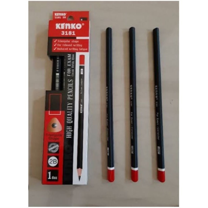 

Pensil KENKO 3121 2B isi 12 biji