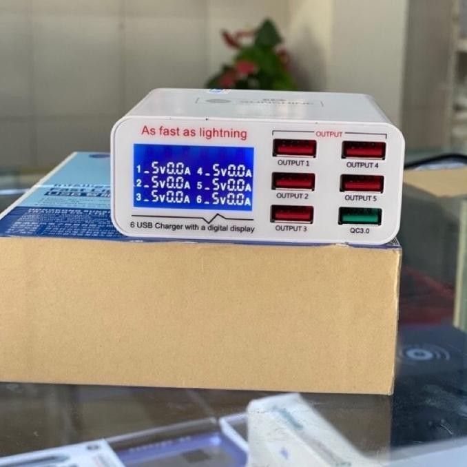 Adaptor Charger Sunshine Ss-304Q 6Port/Adaptor Charger Sunshine Ss304Q