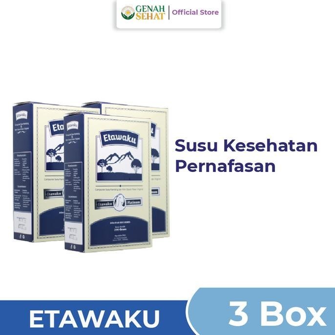 

3 BOX ETAWAKU PLATINUM SPESIAL SUSU KAMBING ETAWA 100% PRODUK ASLI