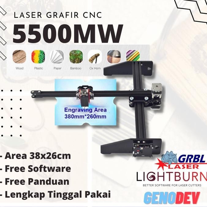 

Twowin Cnc Laser Grafir 5500Mw Printer 3D Ukir Engrave 3826