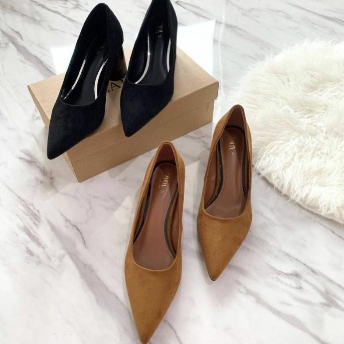 HIGH HEELS ZARA ORI / SEPATU KANTOR WANITA / SEPATU HAK ZARA