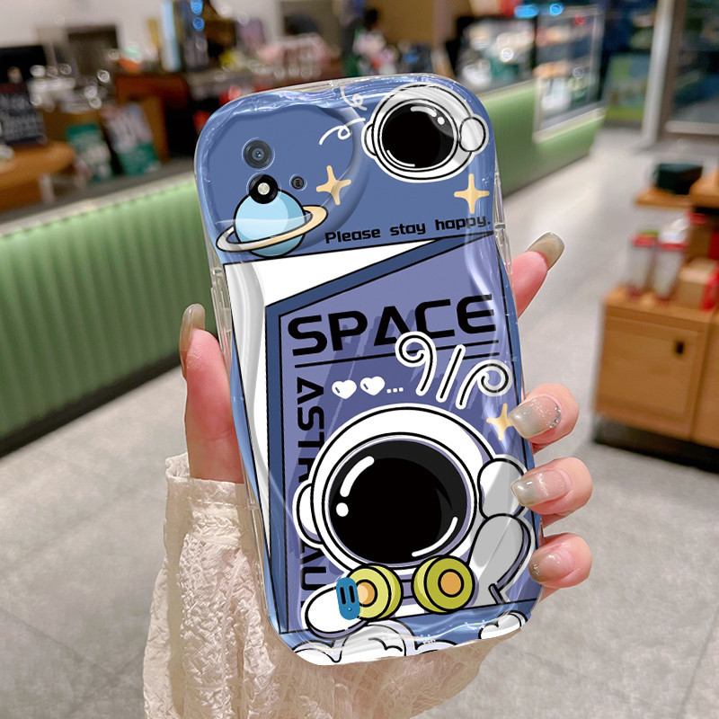 Casing Hp Realme C20 Realme C20A Realme C11 2021 Realme Narzo 50i Case Casing pola astronot kasing A