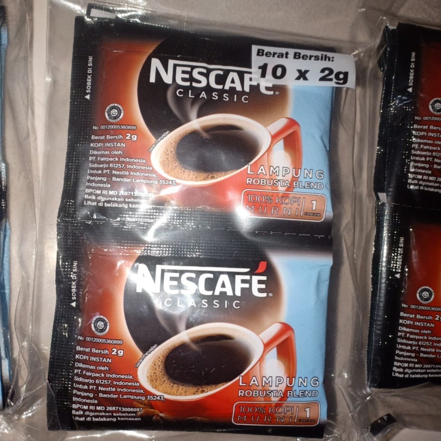

Kopi Nescafe Classic 2 gr 100% Kopi MurniBisa Bikin Dalgona