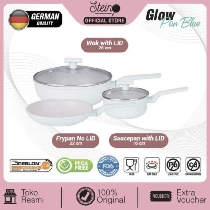Stein Cookware Glowpan / Paket Glowpan Stein Cookware Santypurnama75