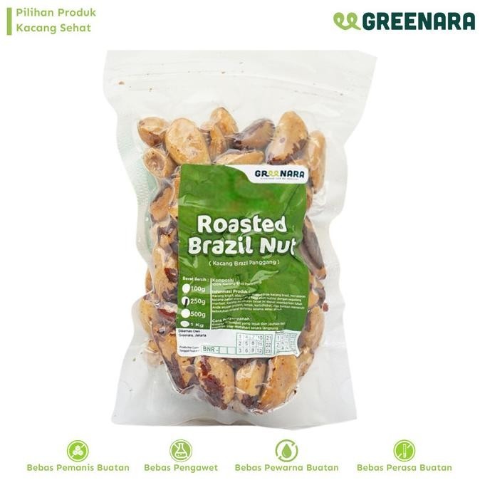 

Kacang Brazil Panggang 250gr / Roasted Brazil Nuts