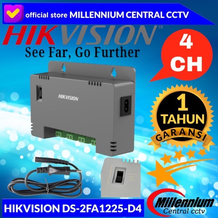 Paket Kamera Cctv Hikvision 4 Kamera 2Mp Lengkap Tinggal Pasang