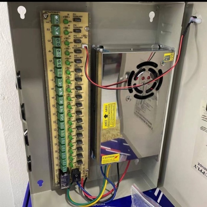 Power Supply 20A 12V / Power Box Power Supply Cctv