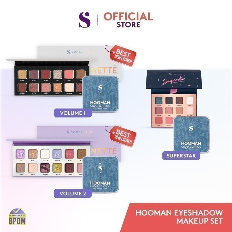 SOMETHINC [2 PCS] Hooman Eyeshadow Makeup Set - Hooman Under Control, Superstar Eyeshadow Palette, The Marionette Eyeshadow