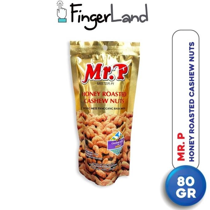 

MR.P Honey Cashew Nuts 80 Gr Kacang Mete Rasa Madu