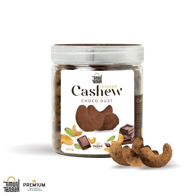 

Kacang Mete Choco Dust 250 gr Timur Tengah High Quality