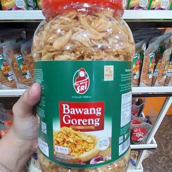 

Bawang Goreng Khas Palu Hj Mbok Sri 500 gr kemasan Toples