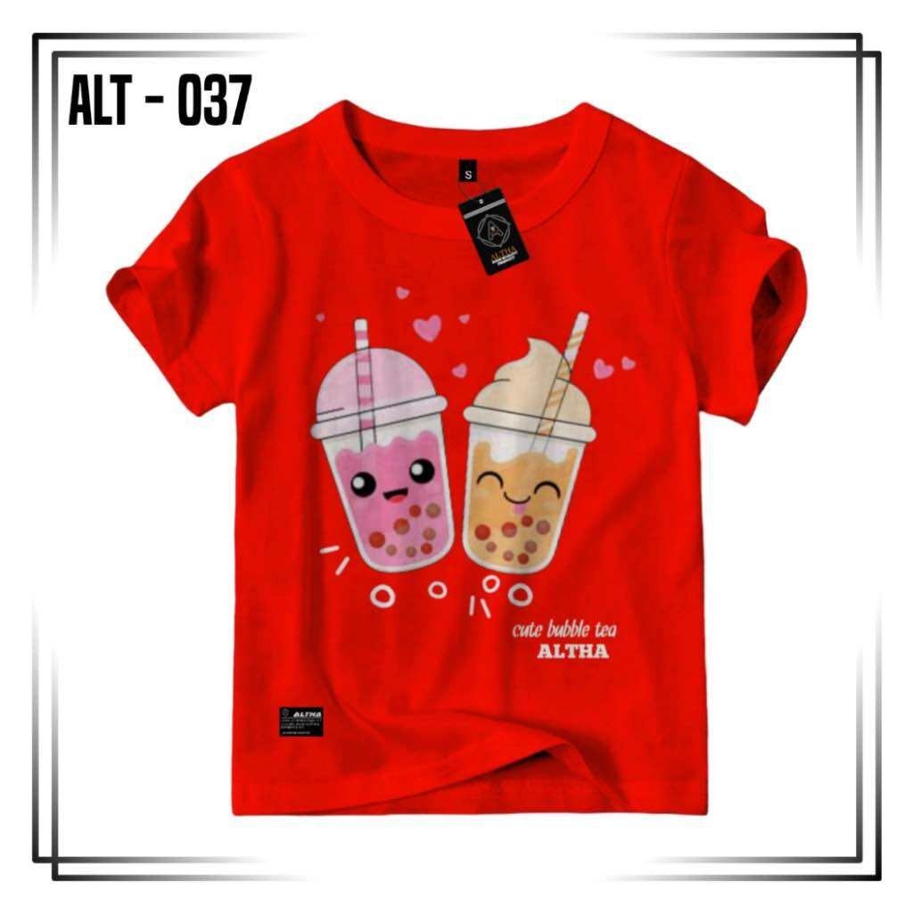 BAJU ANAK PEREMPUAN || KAOS ANAK LAKI LAKI ALTHA BOBA KAOS ANAK DISTRO PAKAIAN ANAK PEREMPUAN CEWE