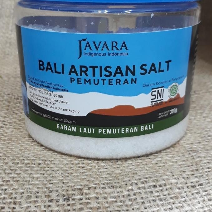 

Javara garam laut pemuteran bali / javara bali artisan salt 300 g