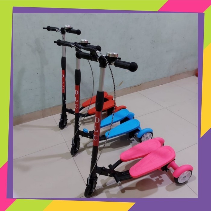 SKUTER ANAK INJAK DUAL PEDAL / SKUTER SCOOTER GENJOT OTOPED ANAK ORIGINAL BEST QUALITY