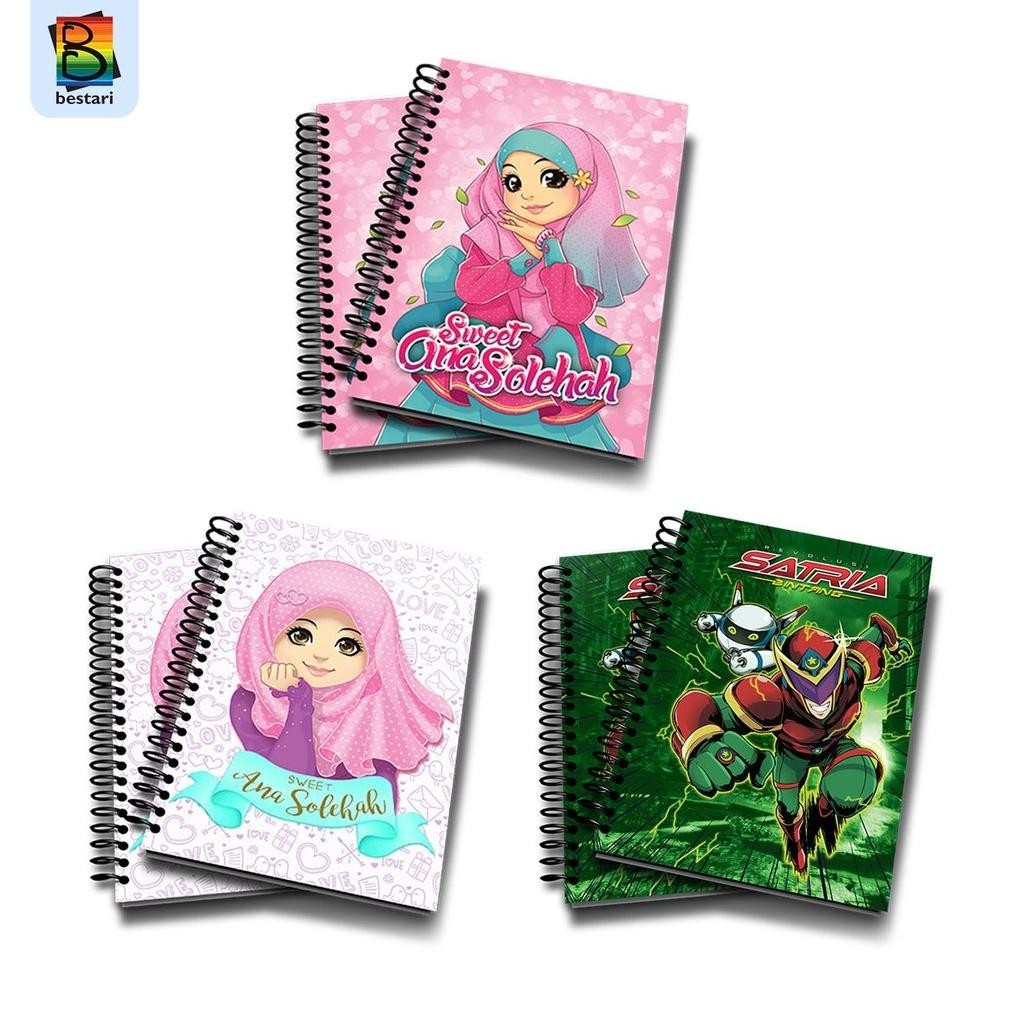 

Alat Tulis - Buku Notes Anak A5 - Notes Ana Solehah dan Satria Bintang