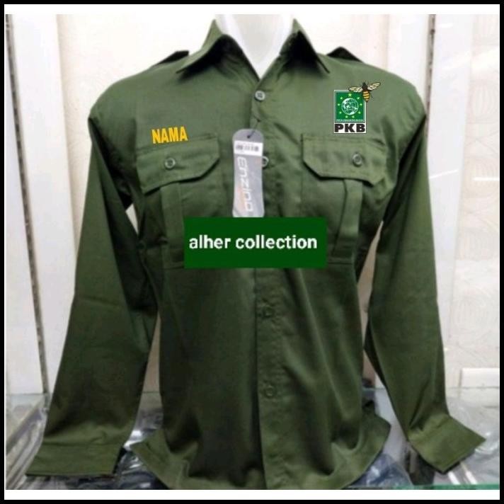 Kemeja Pkb Baju Pkb Seragam Pkb Kemeja Partai Pkb Baju Partai Pkb Lea