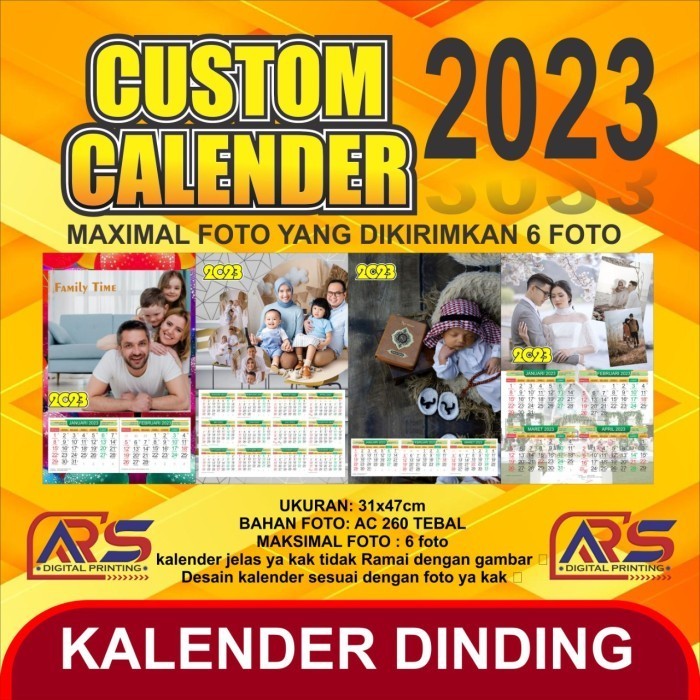 

~~~~~] CETAK KALENDER DINDING CUSTOME 2023 BISA PAKE FOTO SENDIRI