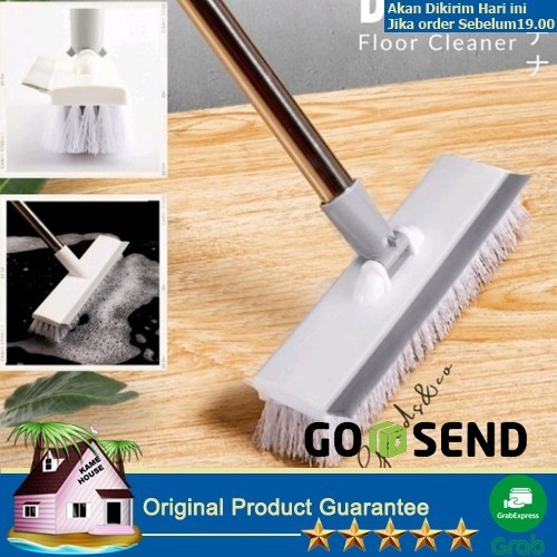 Sikat Wc 2 In 1 Dengan Wiper Sikat Toilet Sikat Lantai Toilet Sikat
