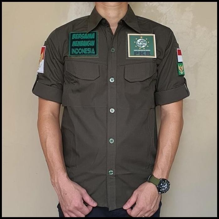 Kemeja Tactical Partai Pkb Baju Tactical Partai Pkb Baju Tactical Pkb