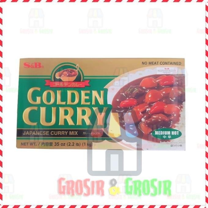 

Japanese Golden Curry 1 Kg Medium Hot ( S&B )