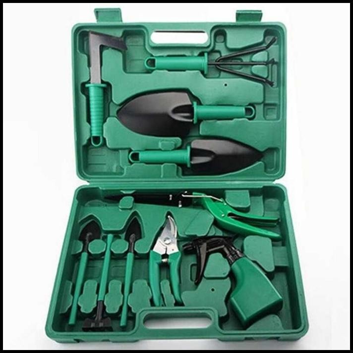 SCOOP SET PERALATAN BERKEBUN SEKOP TANAMAN GUNTING GARPU TANAH 10 PCS
