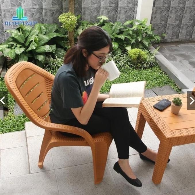 Set Meja Kursi Santai Plastik Ol 509 Rotan Meja Kursi Teras . Lapakbuzzo